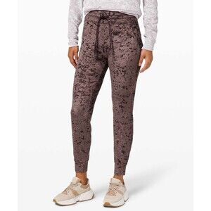Lululemon Ready to Rulu Jogger 29" Crushed Velvet French Press Size 4